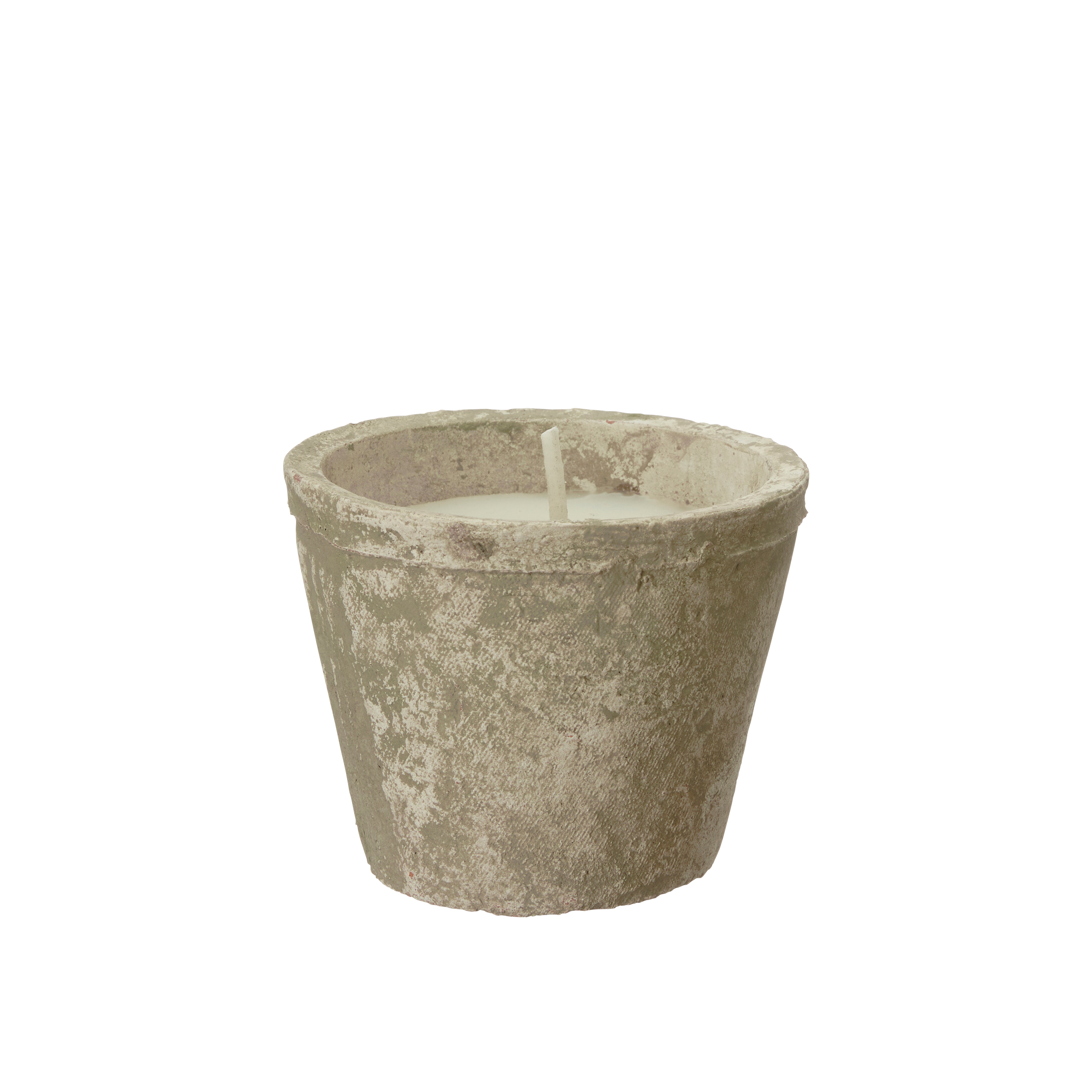 Alison Rustic Potted Candles