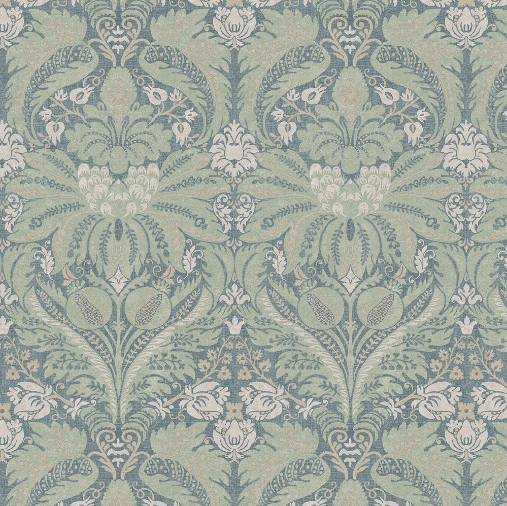 Saumur Vert Curtains