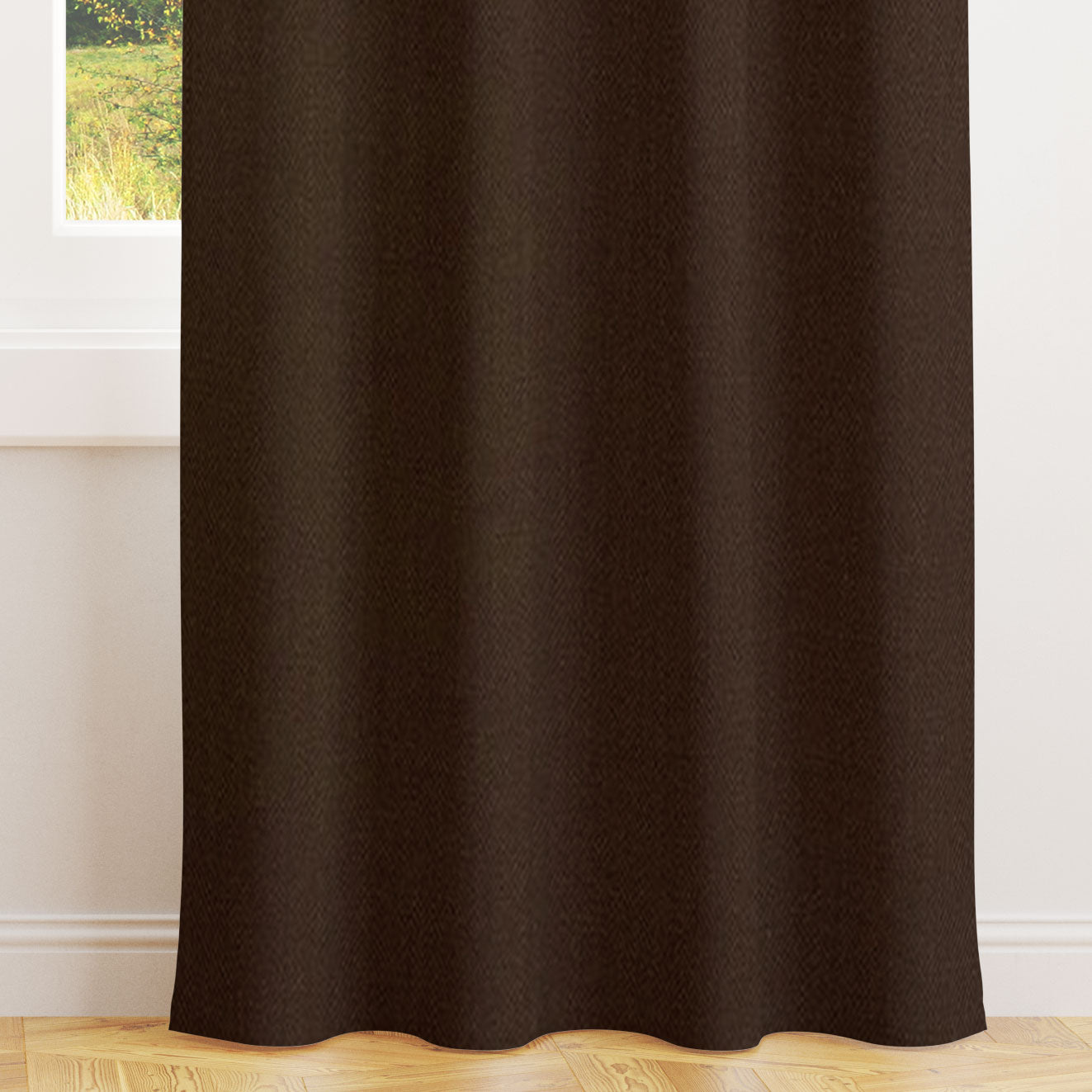 Savanna Chocolate Curtains