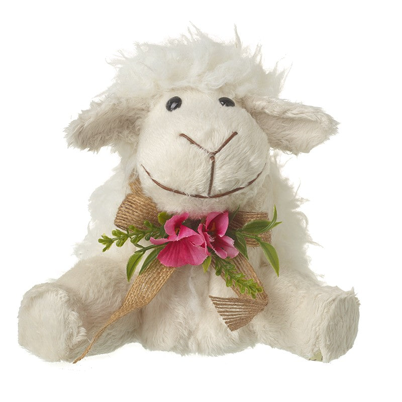 Smiling Sitting Sheep