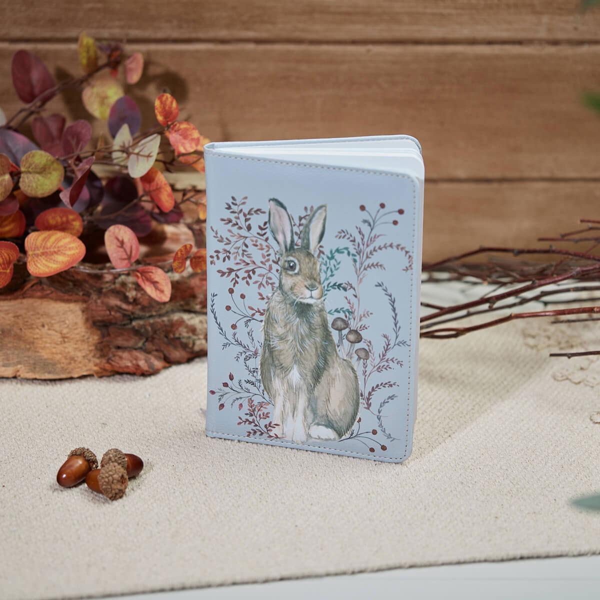 Woodland Hare PU Rustic Note Book