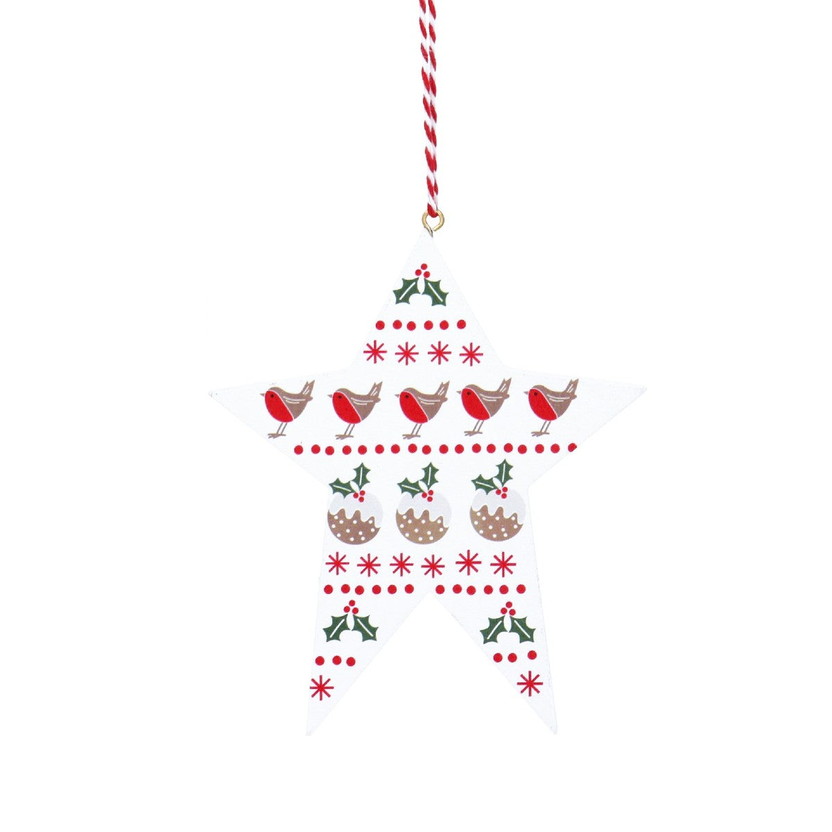 Wooden Heart/Star Decoration