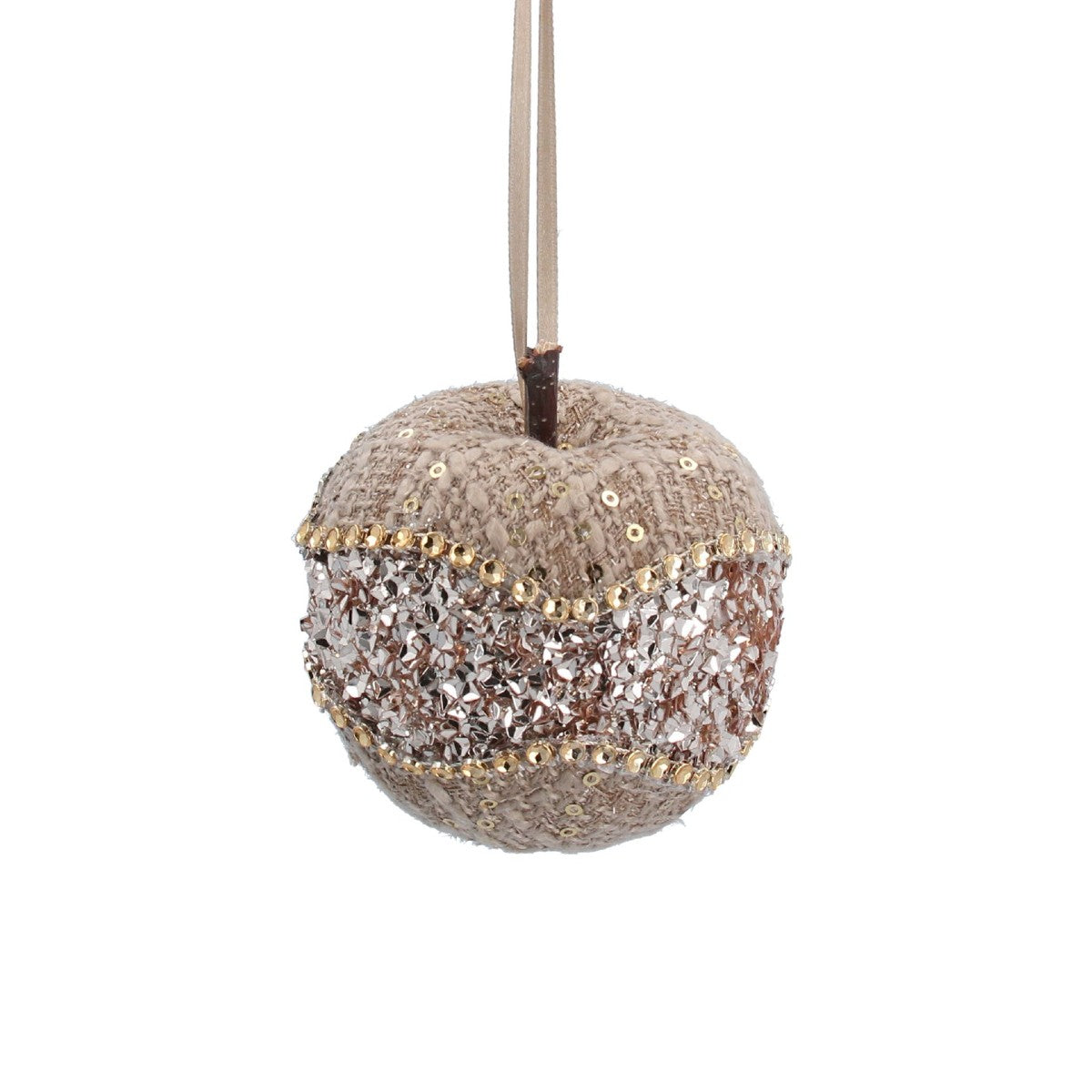 Diamante Apple & Pear Decorations