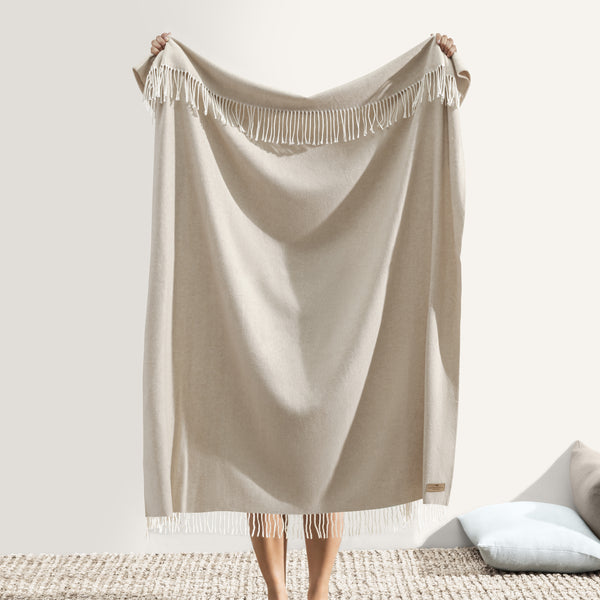 Dune Italian Herringbone Throw