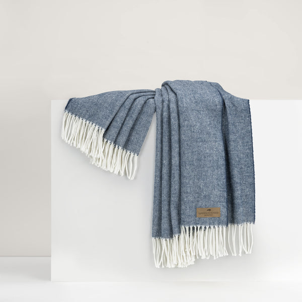 Harbor Italian Herringbone Throw