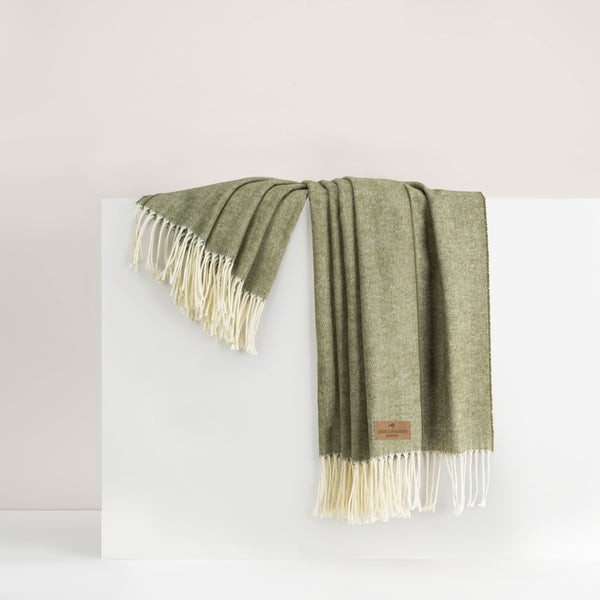 Thyme Italian Herringbone Throw