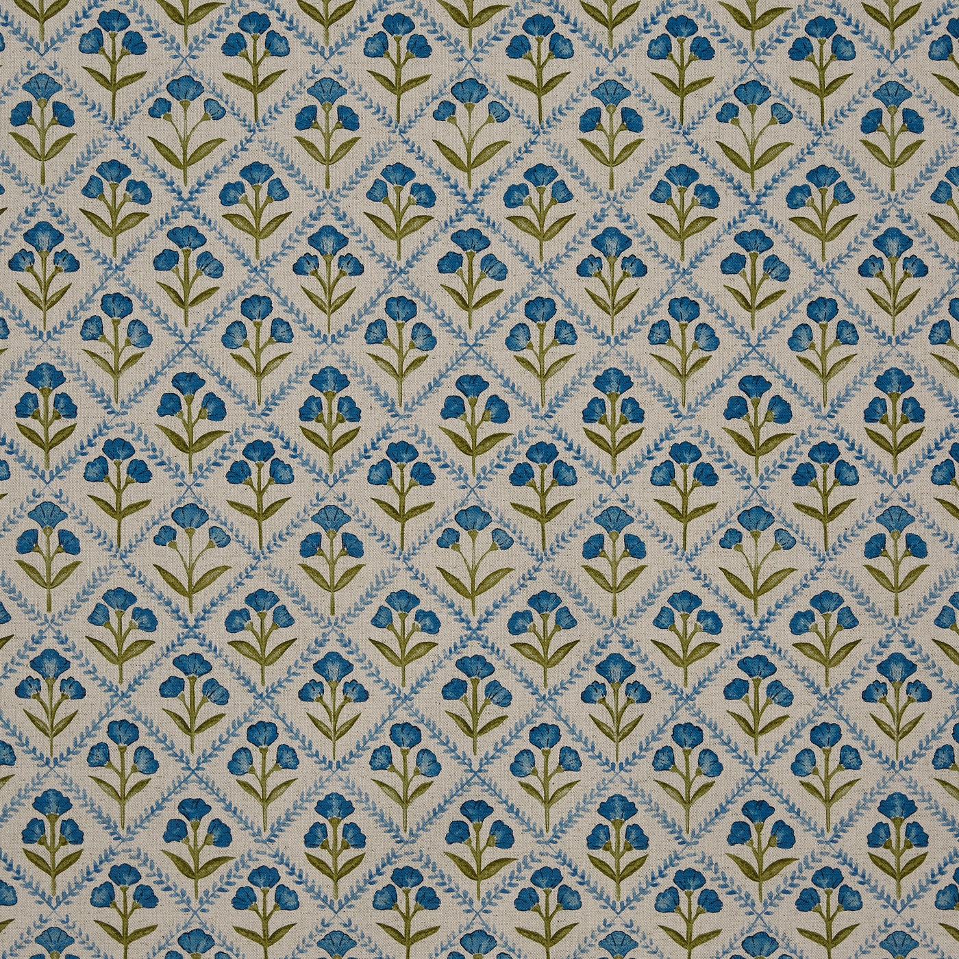 Chatsworth Cornflower Roman Blind