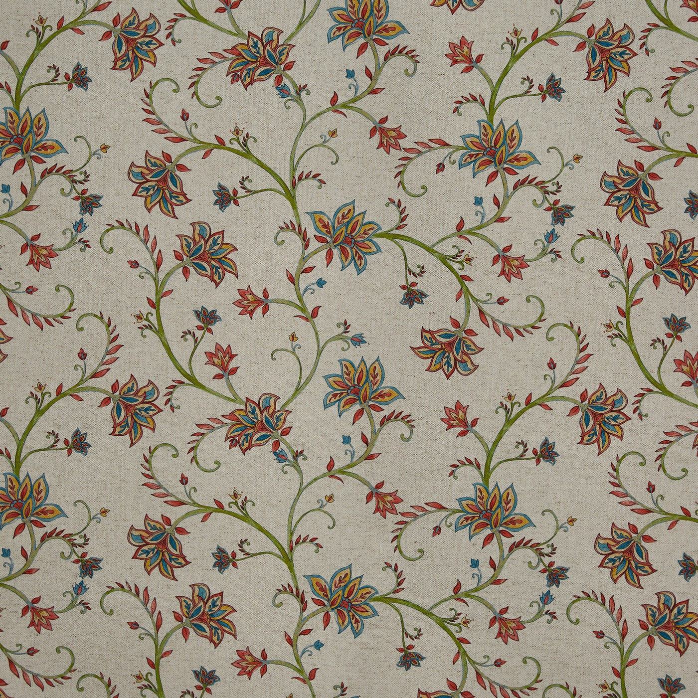 Kentwell Poppy Curtains