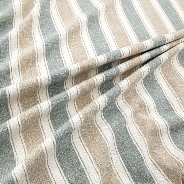 Augustine Seafoam Green Stripe Rectangle Cushion