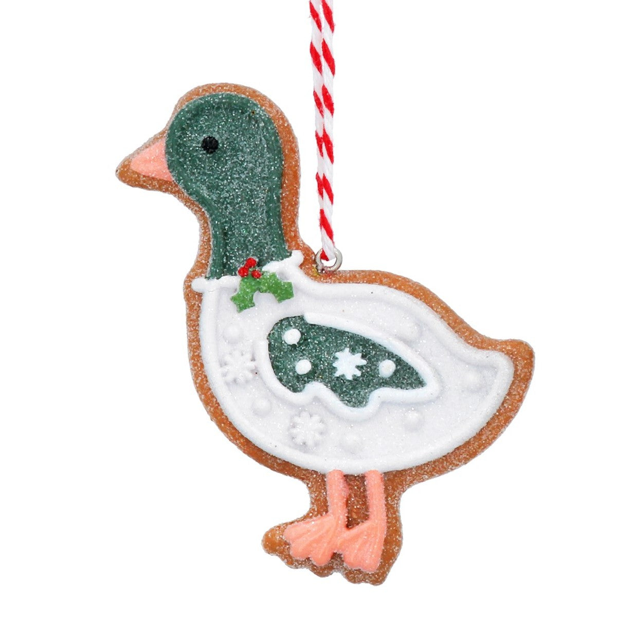 Resin Gingerbread Duck Decorations