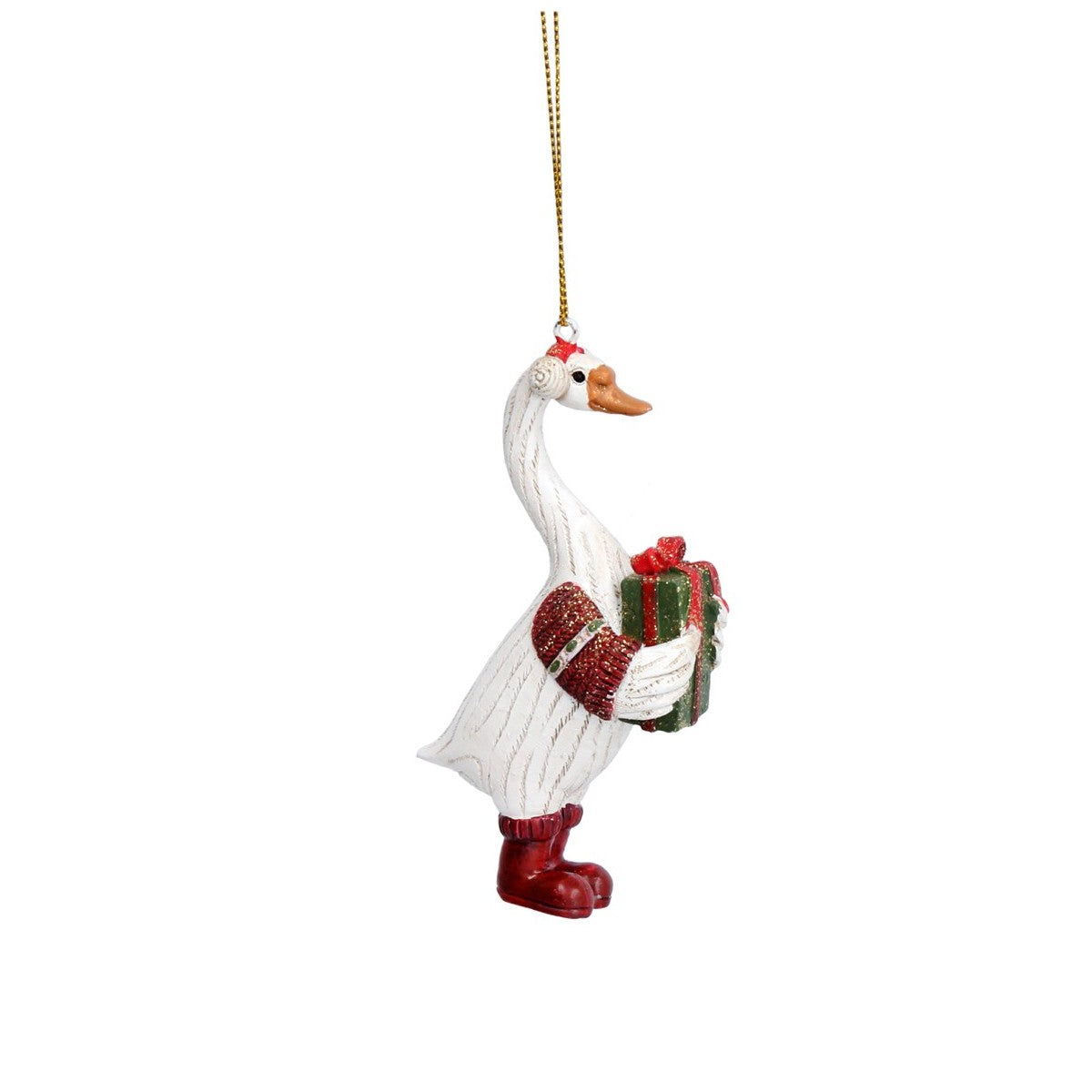 Goose with Boots Hanging Decorations