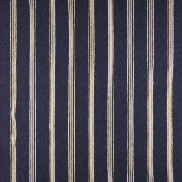 Hampton Striped Indigo Curtains