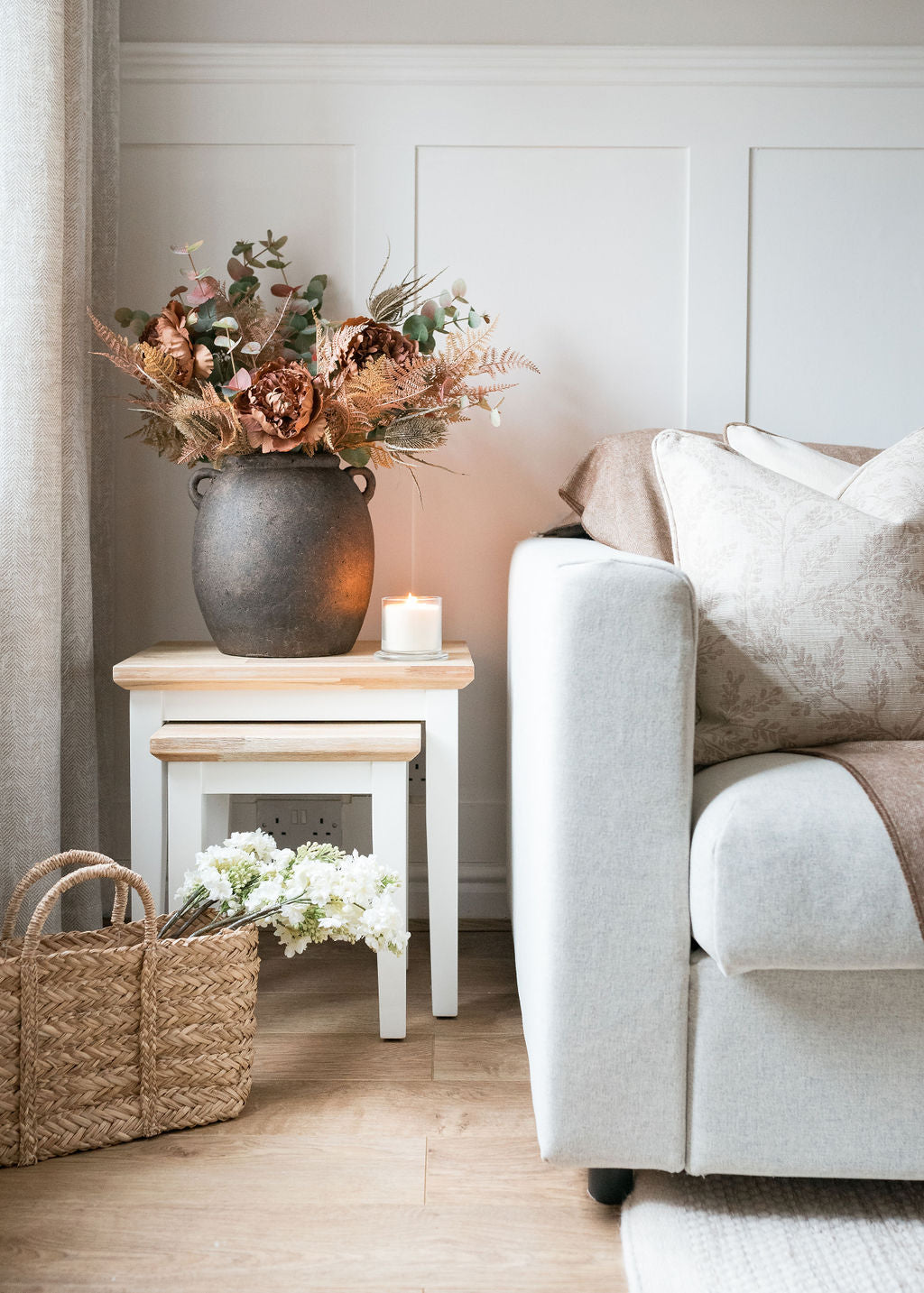 Earthenware Black Vase