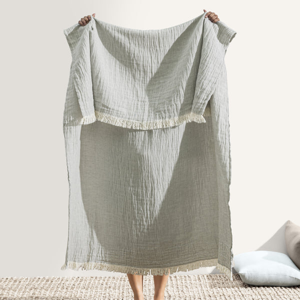 Arctic Blue Soho Throw