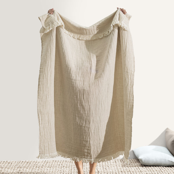 Natural Soho Throw