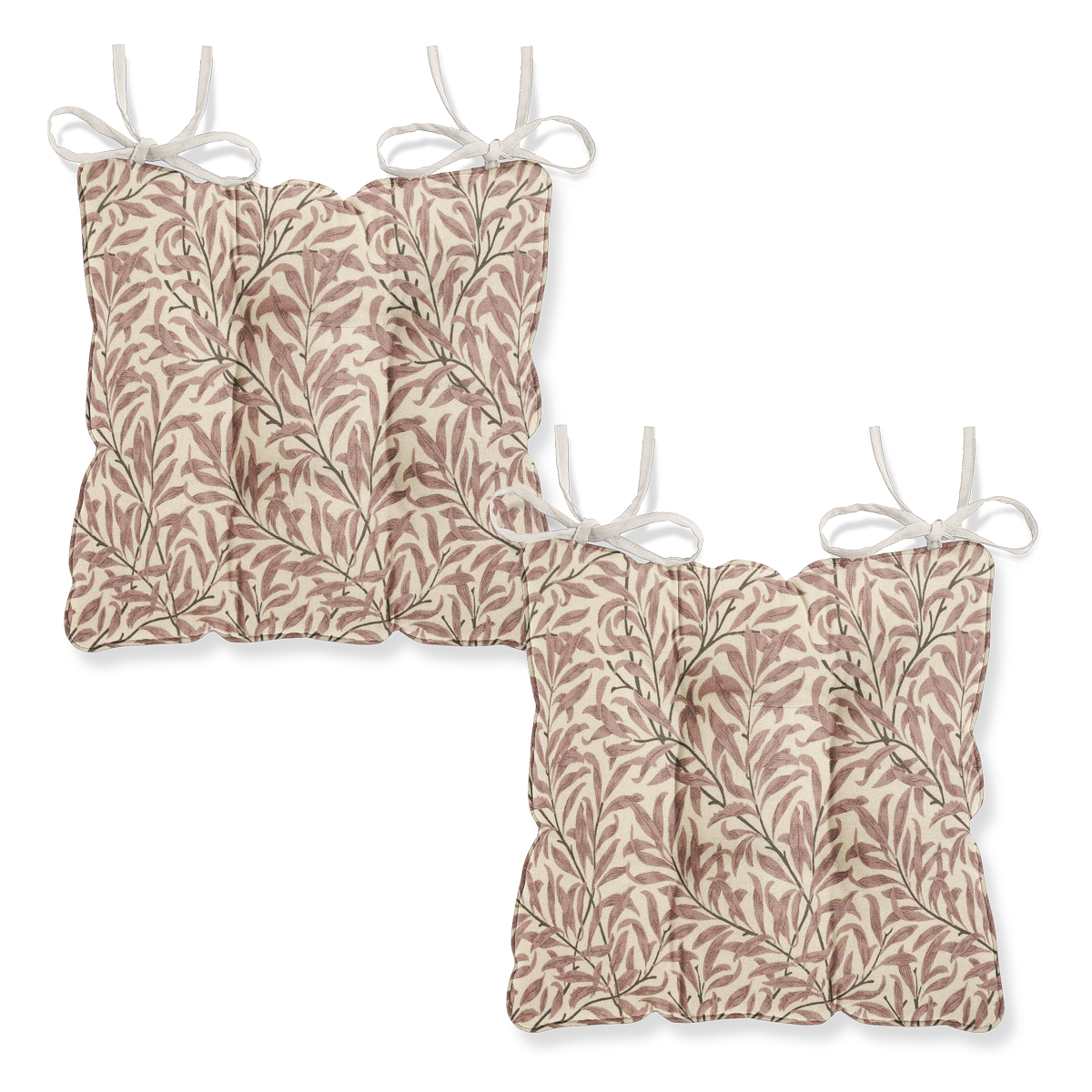 William Morris Willow Bough Rose Chair Seat Pad