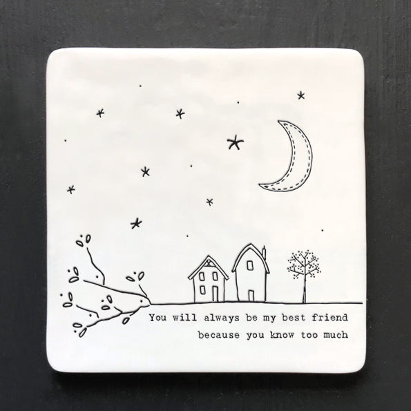 East of India Always My Best Friend Coaster