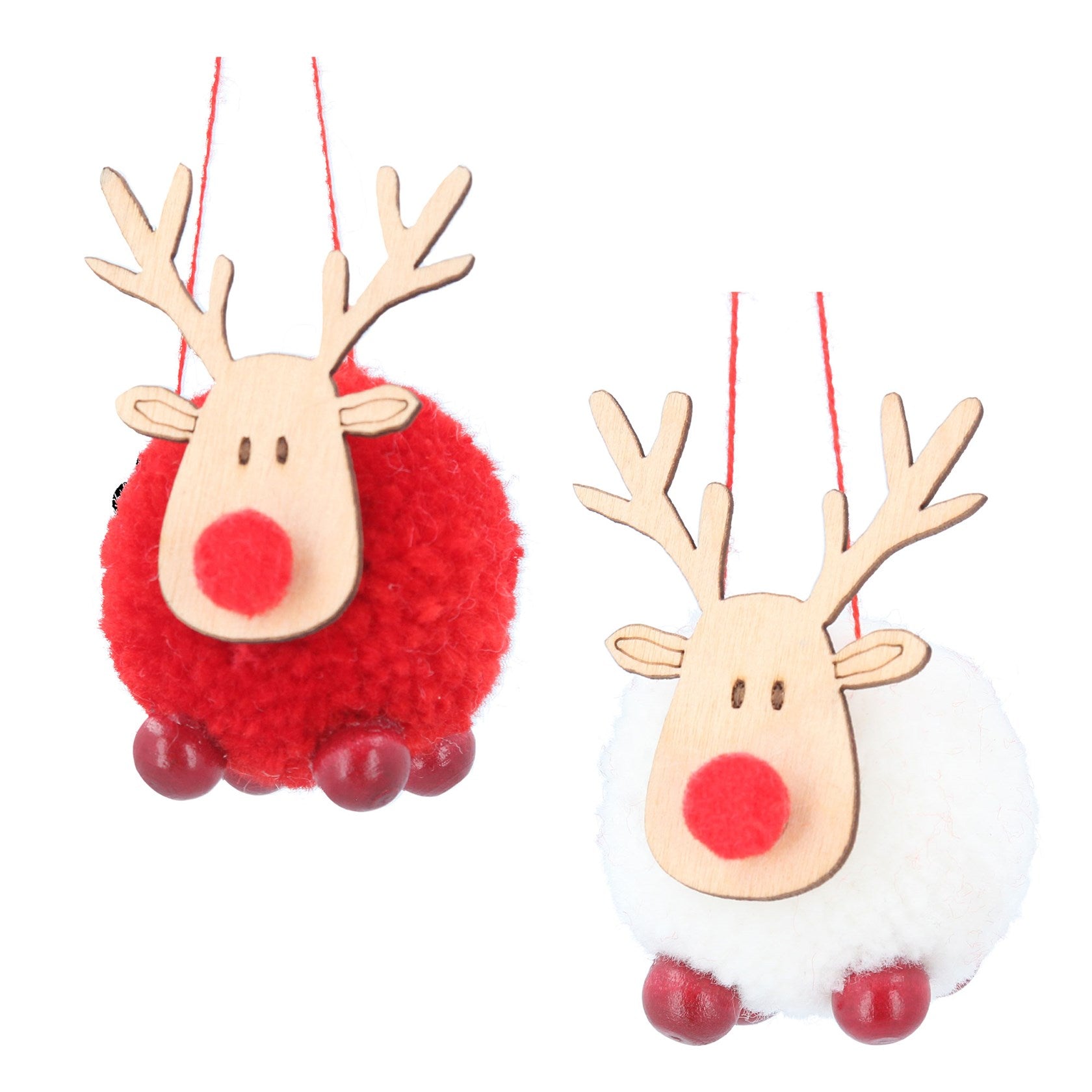 Hanging Wooly Reindeer