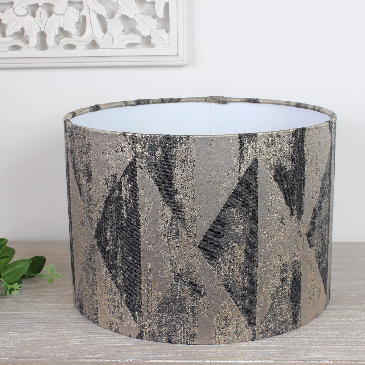 Mystique Charcoal Drum Lampshade