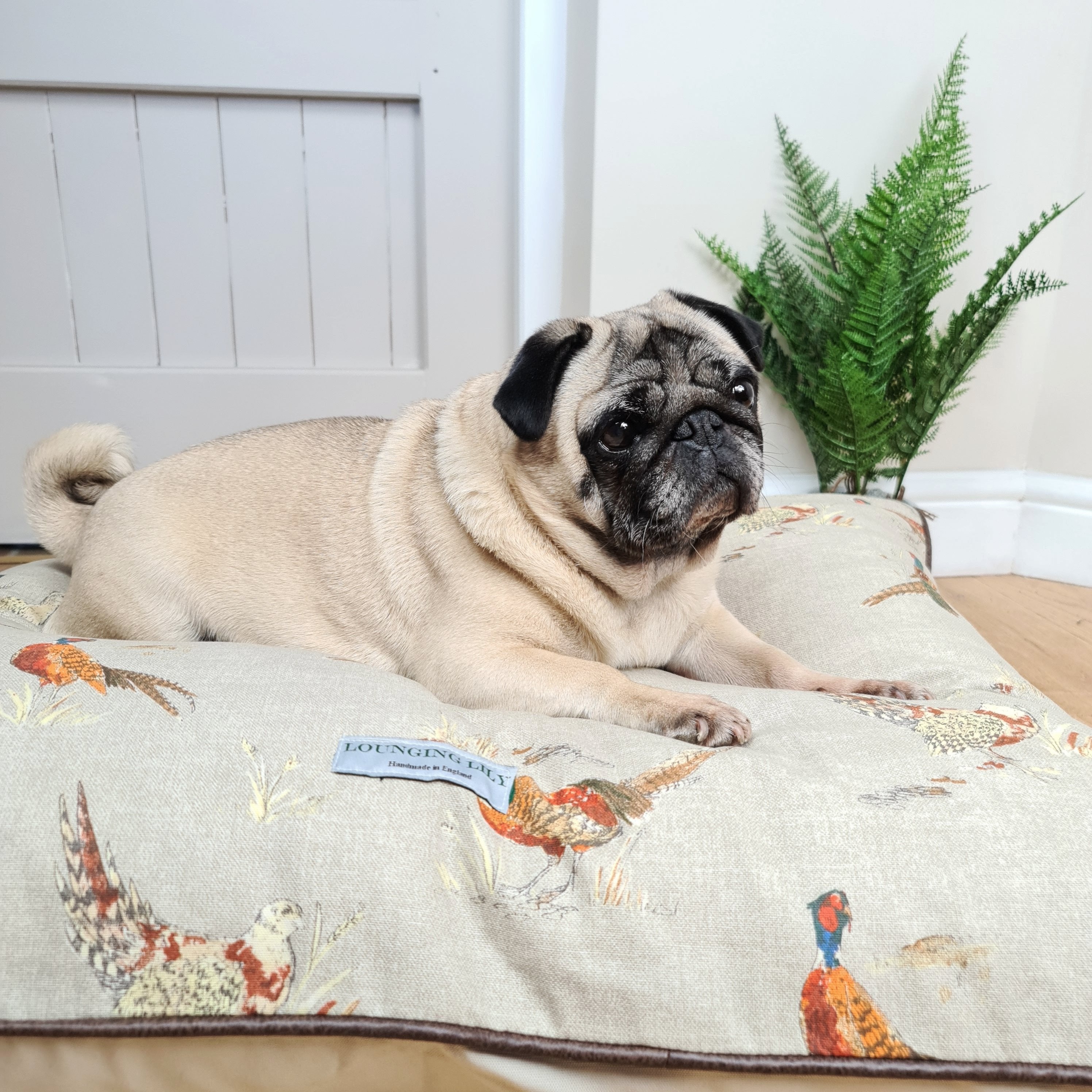 Pheasant Pillow Dog Bed