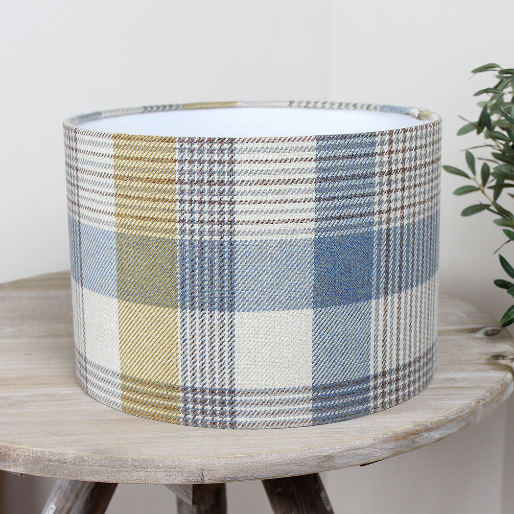 Katrine Cornflower Drum Lampshade