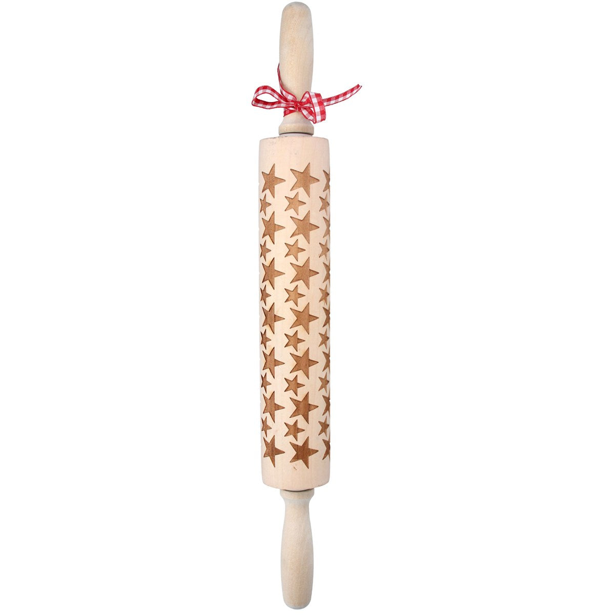 Star Press Wooden Rolling Pin