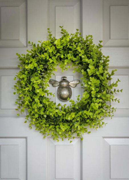 Faux Evergreen Chaplet 40cm