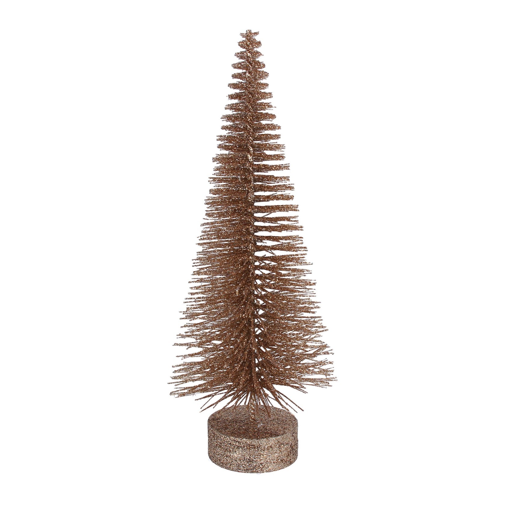 Copper Bristle Christmas Tree Ornament, Small