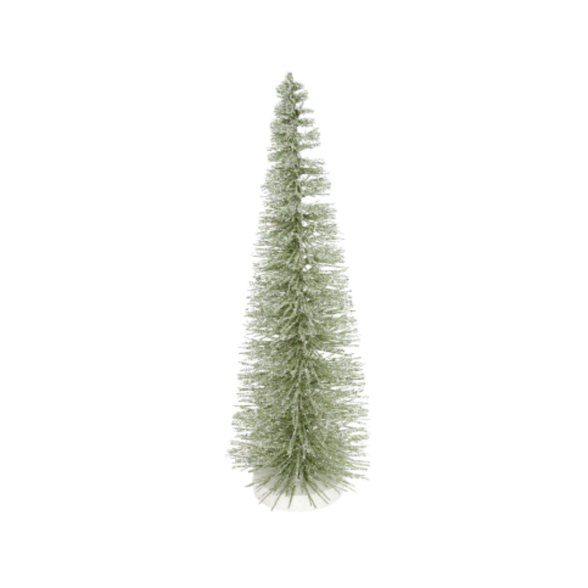 Green Glitter Bristle Tree