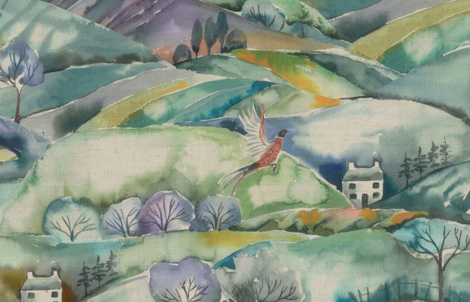 Ambleside Teal Curtains