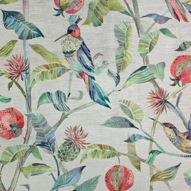 Colyford Velvet Strawberry Curtains