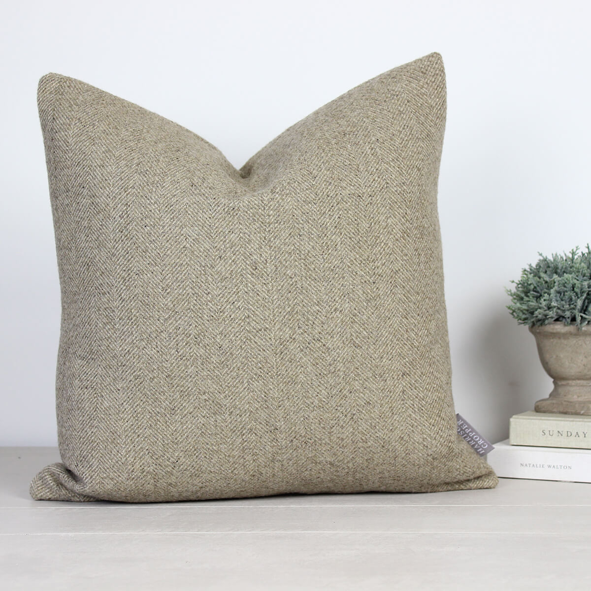 Carnegie Stone Herringbone Cushion