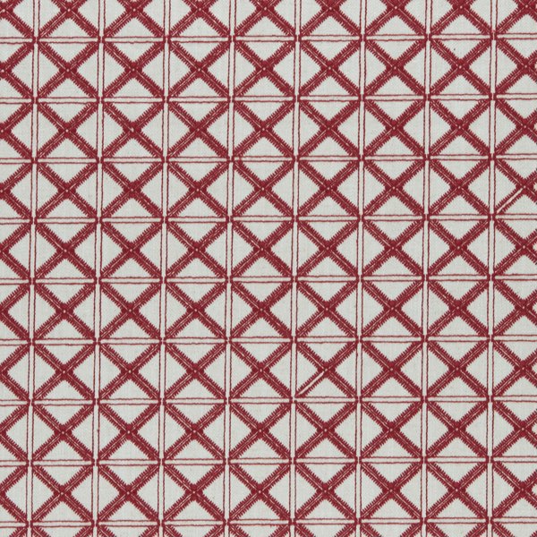 Makenzi Red Roman Blind