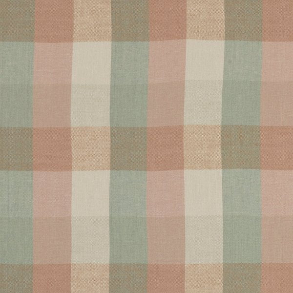 Austin Check Mineral/Blush Roman Blind