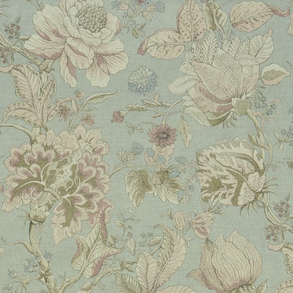 Sissinghurst Mineral/Blush Curtains