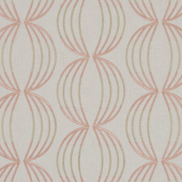Carraway Rose Gold Roman Blind