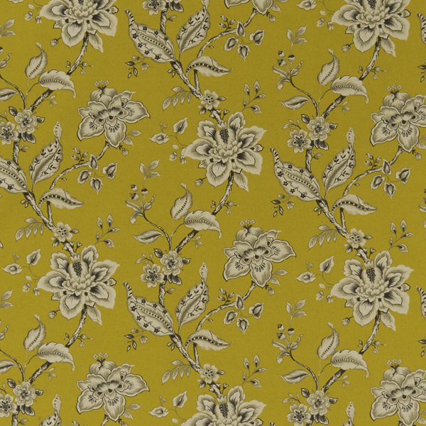 Palampore Chartreuse Roman Blind