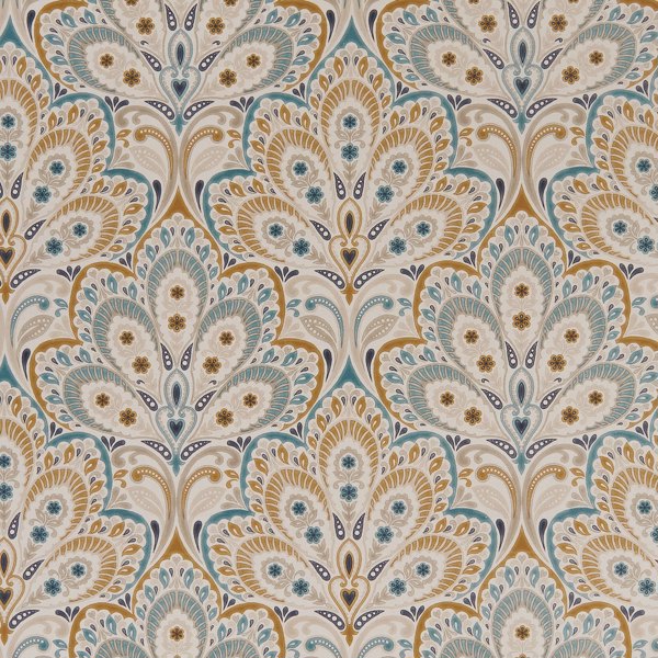 Persia Teal/Spice Roman Blind