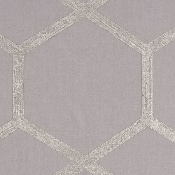Forma Charcoal/Silver Voile Curtains