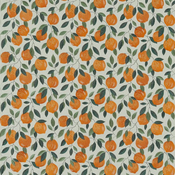 Sicilian Orange Roman Blind