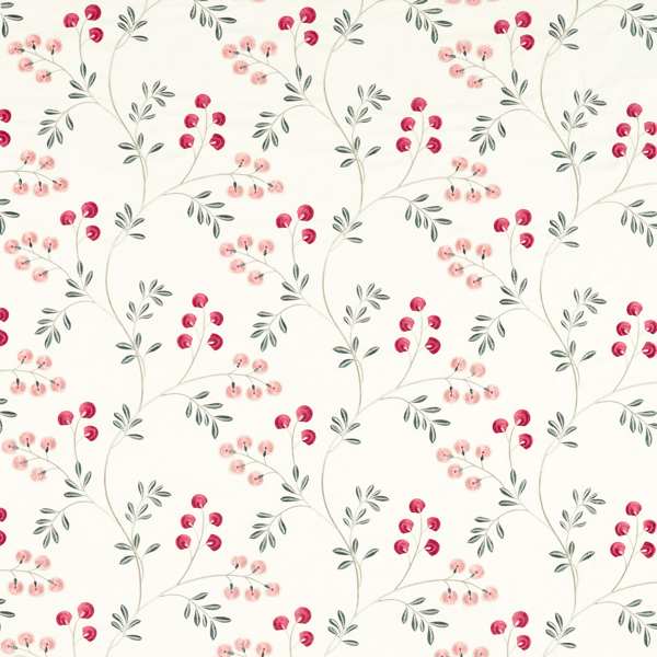 Rochelle Blush/Raspberry Roman Blind