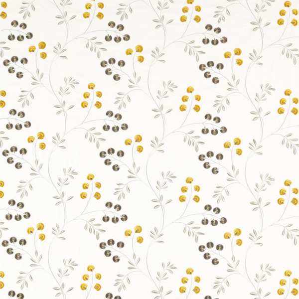 Rochelle Pewter/Chartreuse Roman Blind