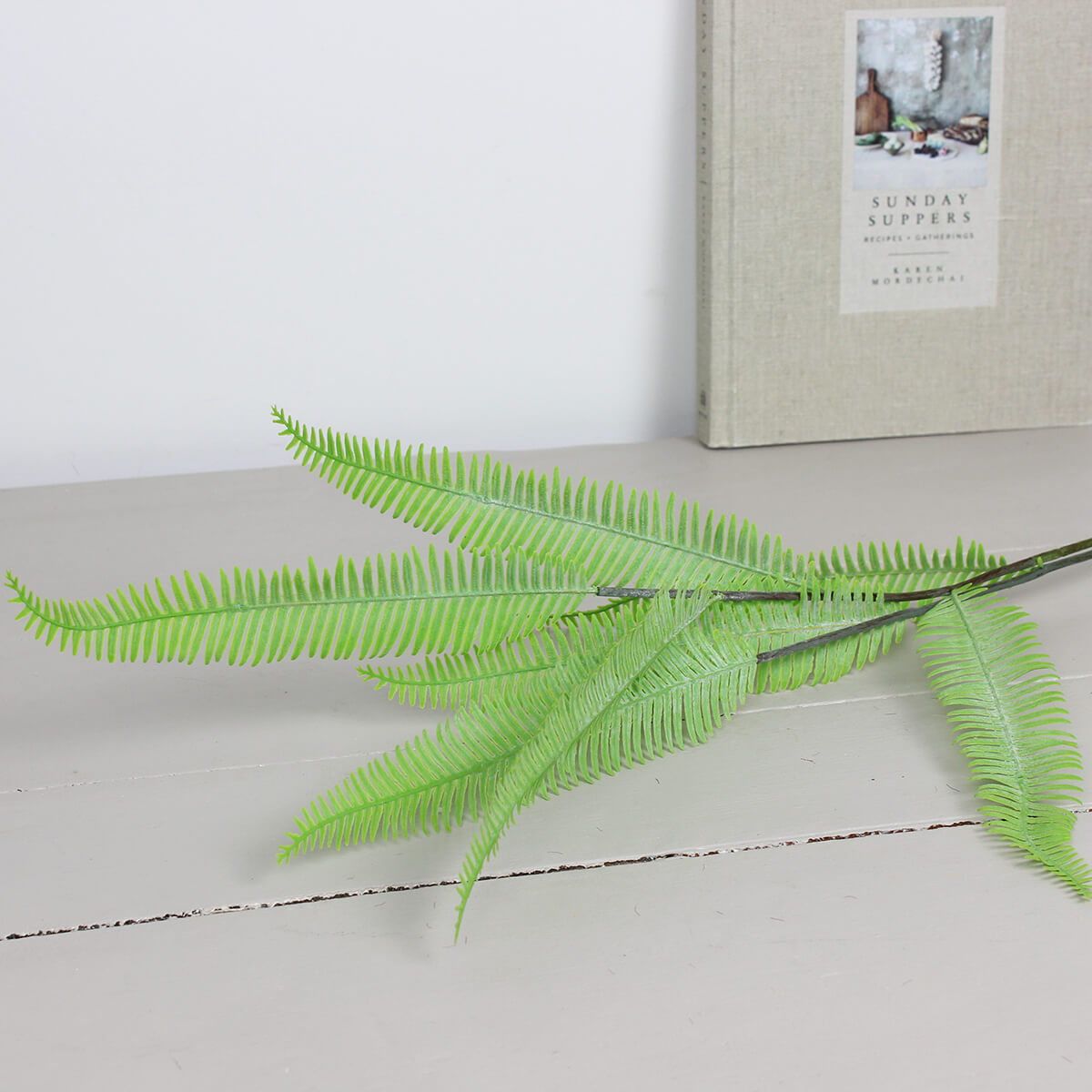 Dusty Green Fern Spray