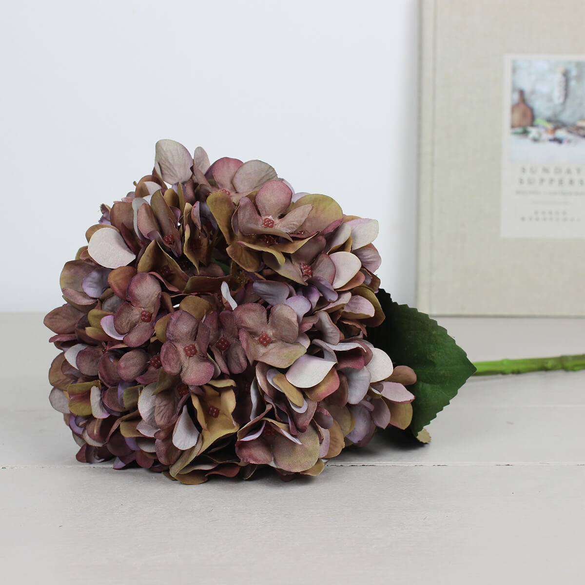 Faux Autumn Coffee Hydrangea
