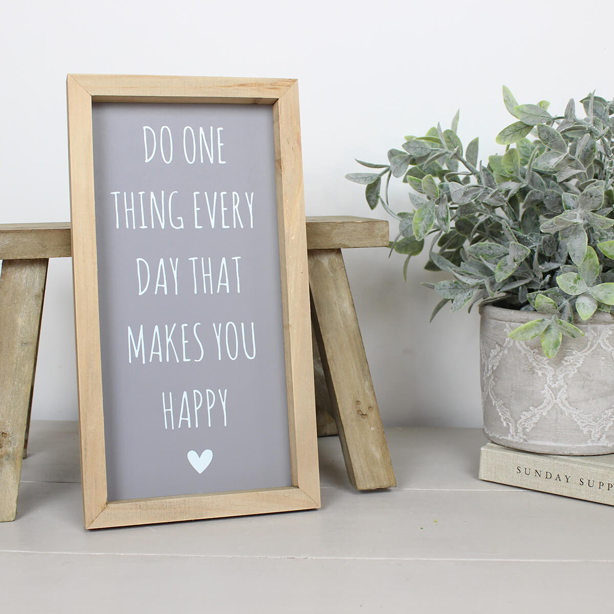 Framed Grey Positivity Signs