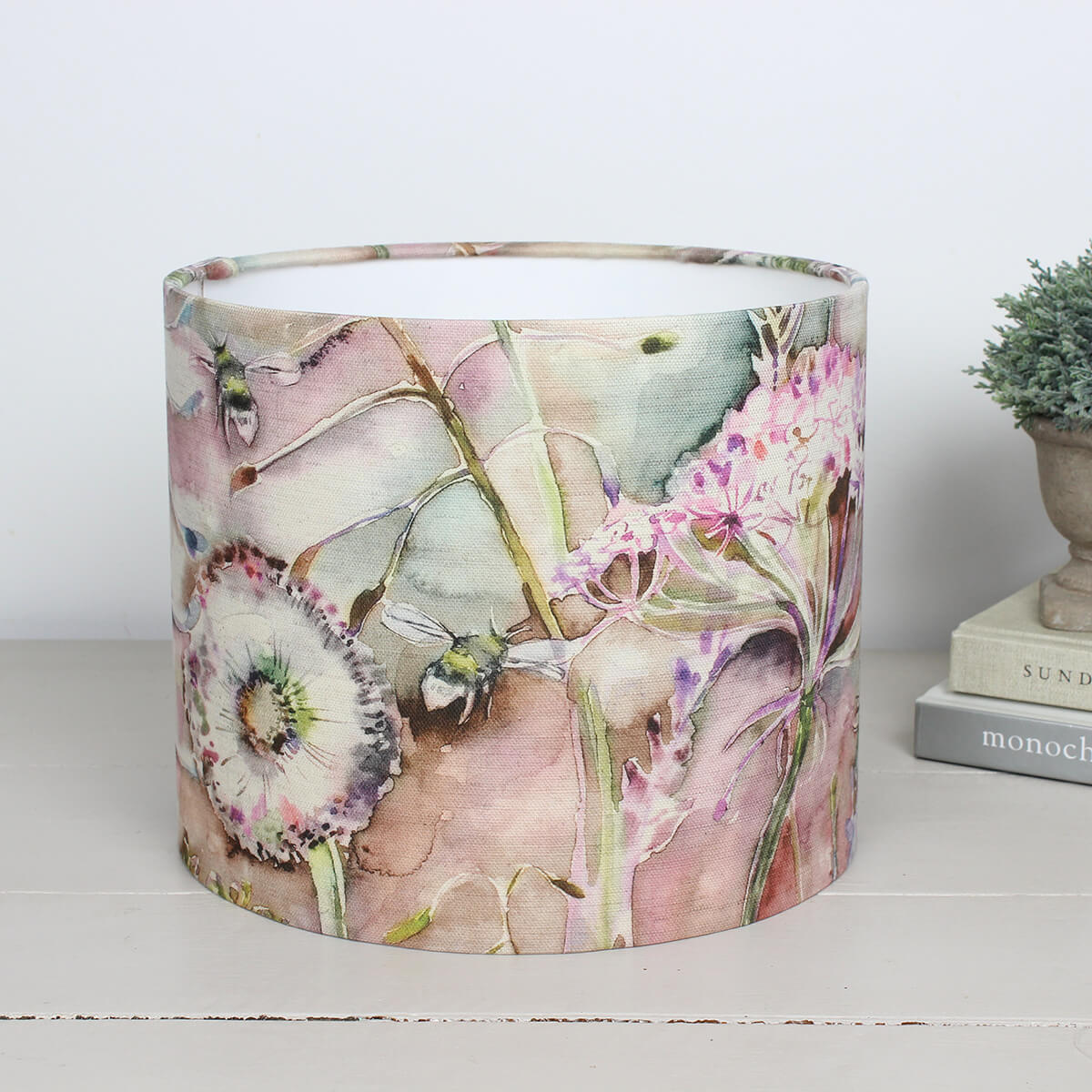 Voyage Maison Langdale Russet Pink Floral Bee Lampshade