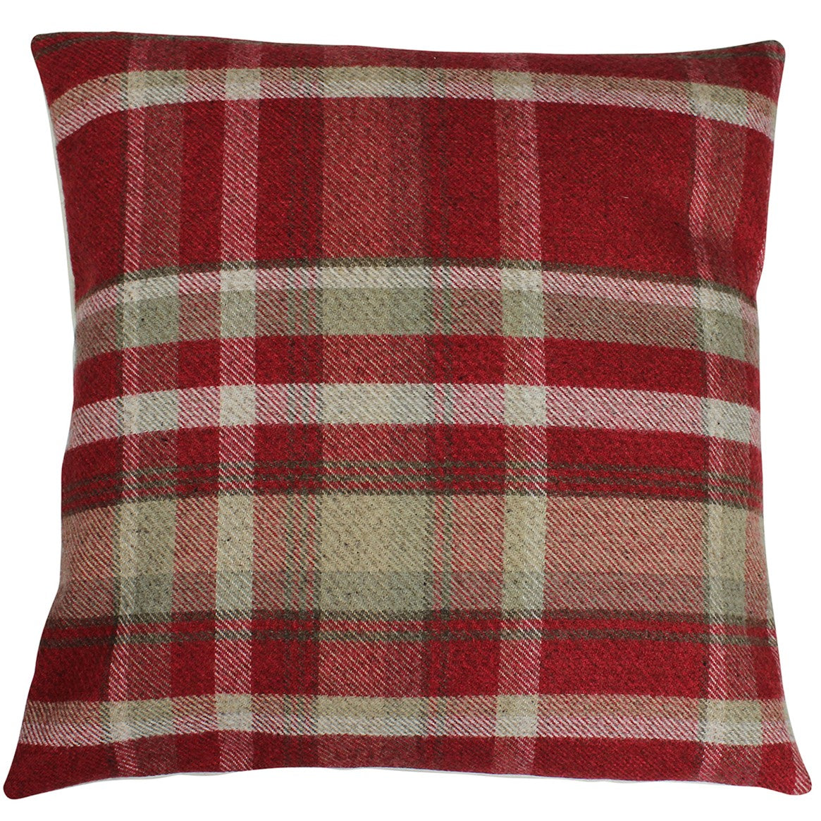 Red Elgin Skye Checked Cushion