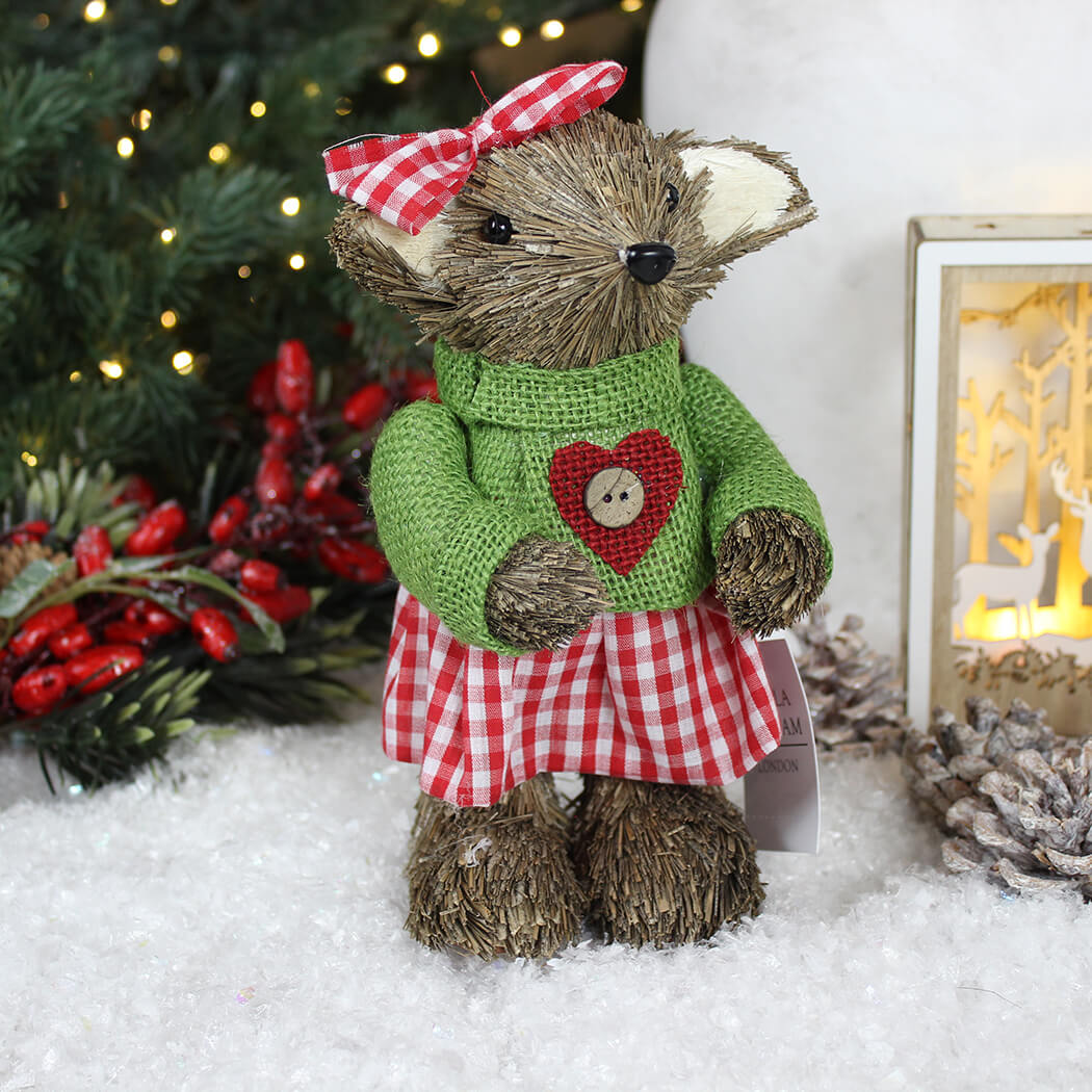 Bristle Mr & Mrs Mouse Ornament