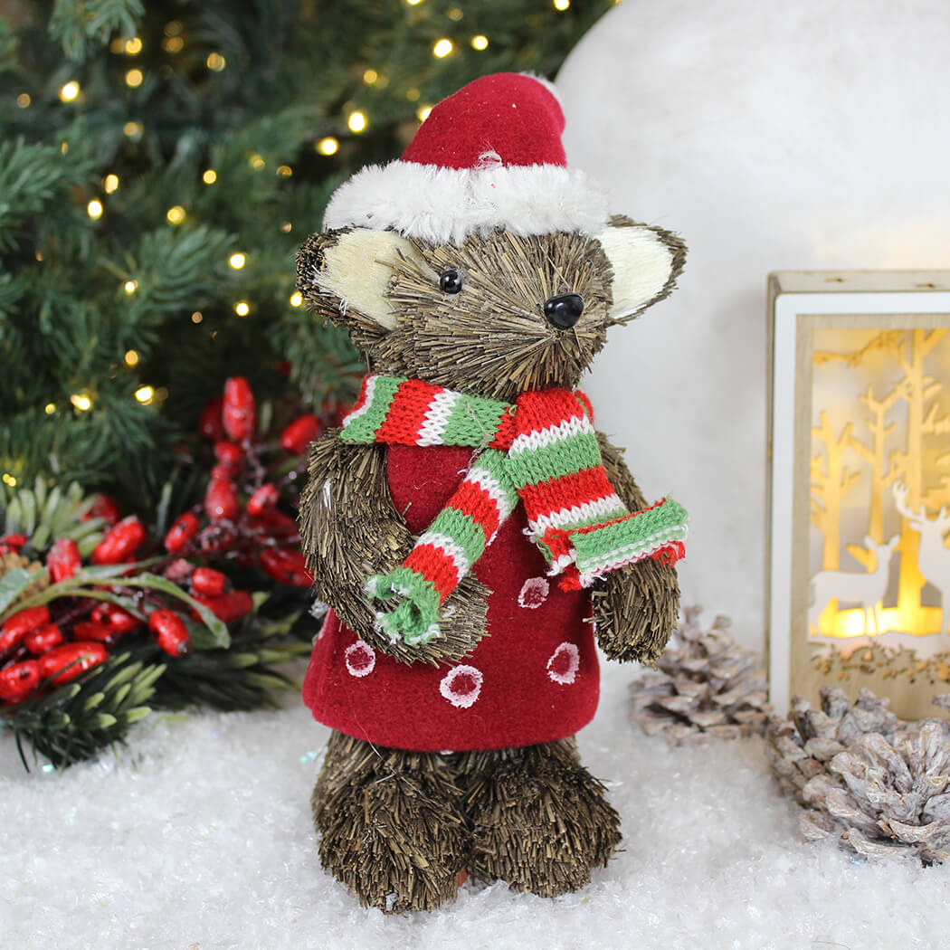 Bristle Mr & Mrs Mouse Ornament