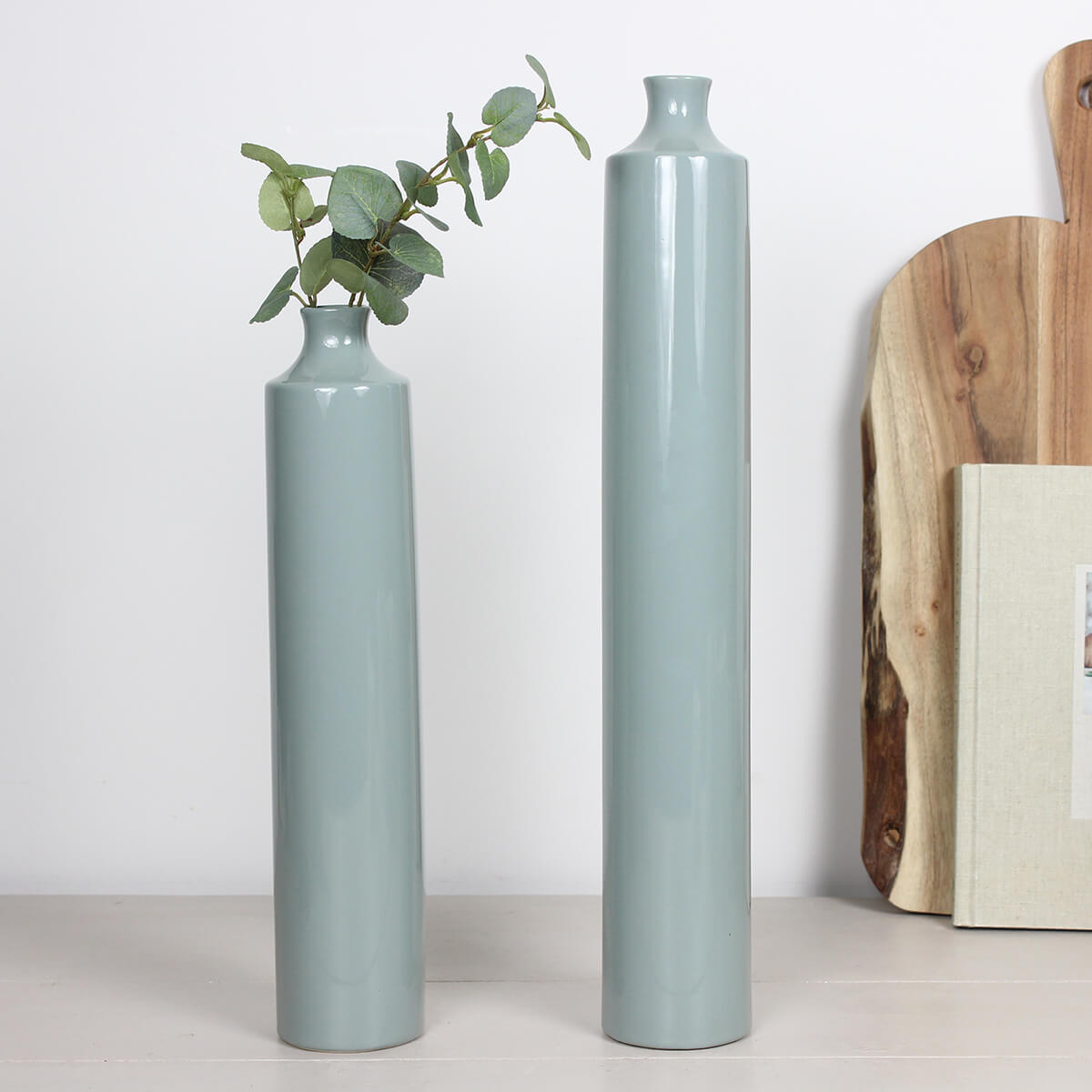 Small Grey Deco Vase